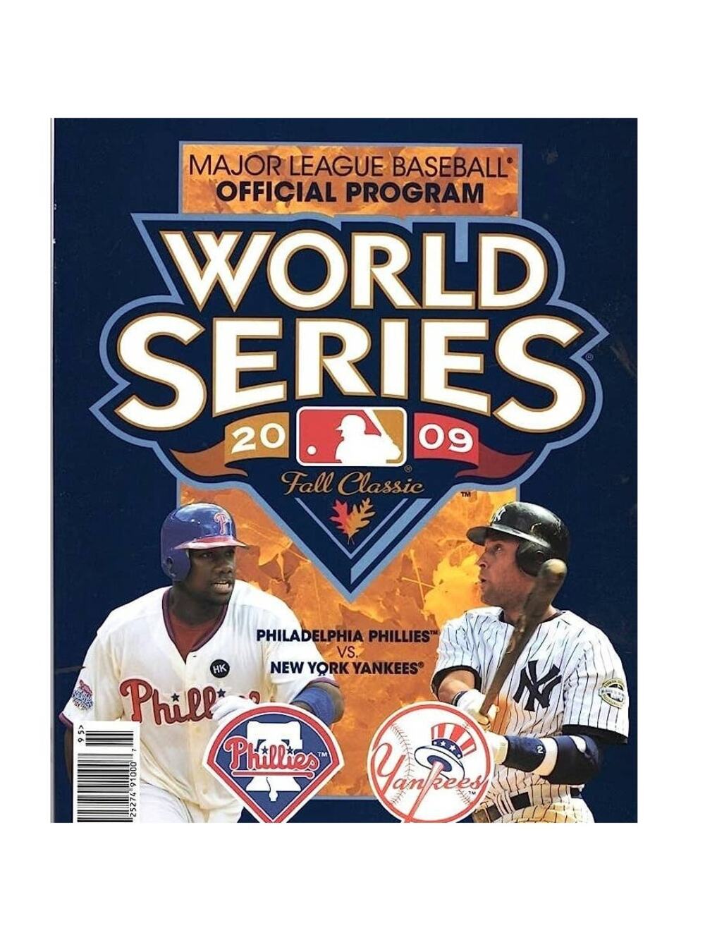 2009 MLB World Series Official Program NY Yankees Philadelphia Phillies